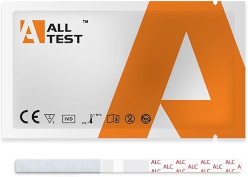 ALLTEST 10 Alkoholtest im Urin Akohol im Urin Alkoholtester Urintest Streifentest Alkoholteststreifen Etg im Urin Drogentest Drogenschnelltest Schnelltest kit Drogen Zertifiziert Auto Alcohol von ALLTEST