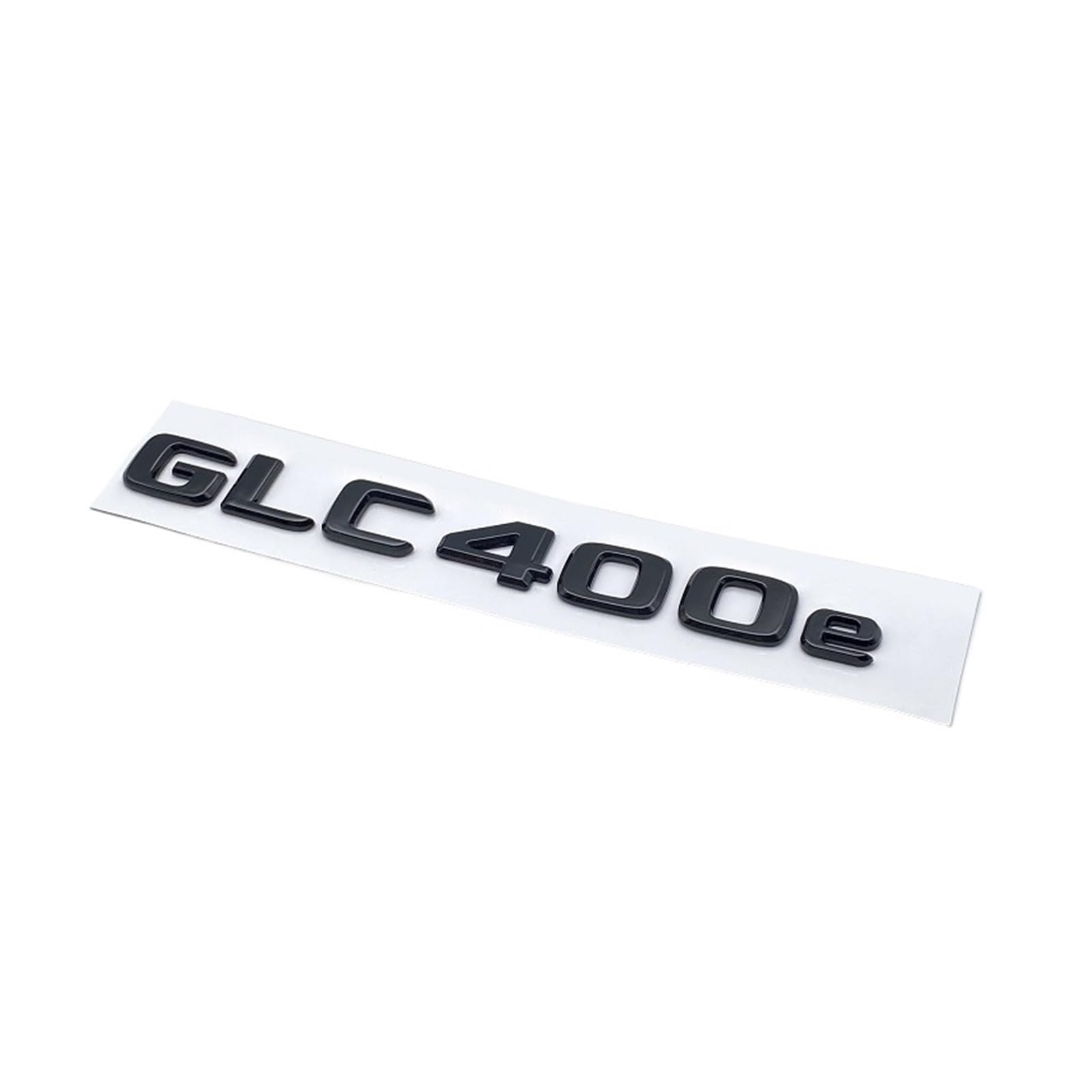 ALMVIS 3D Chrom Schwarz Buchstaben GLC300de GLC300e GLC350e GLC400e 4Matic Emblem Fit for Mercedes Benz GLC X253 Auto Stamm Logo Aufkleber Auto-Logo-Aufkleber(GLC400e,Matte black) von ALMVIS