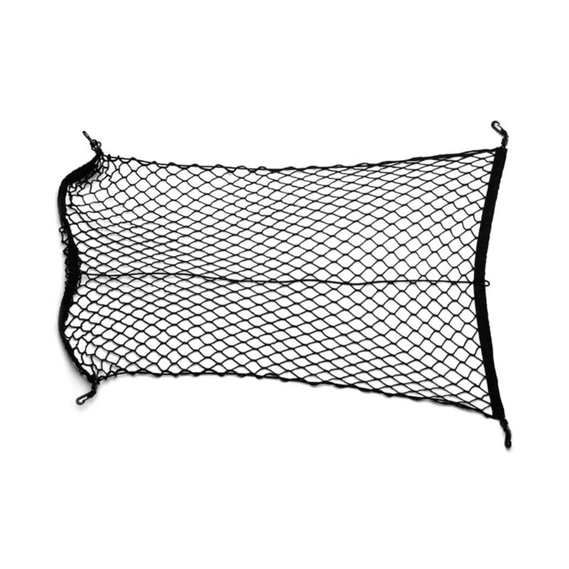 ALNHY 100 x70cm Universal Auto Kofferraum Gepäck Lagerung Fracht Organizer Nylon Elastische Mesh Net W/4 Haken von ALNHY