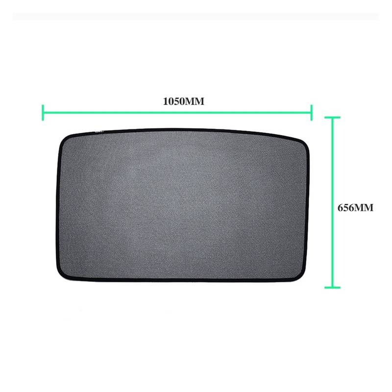 ALNHY Kompatibel mit Tesla kompatibel mit Modell 3 Glas Schiebdach Sonnenschattennetz Netzwagen Schiebedach Jalou(Front for 2017-2020) von ALNHY