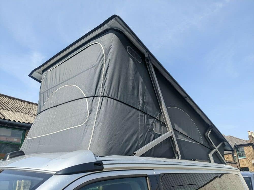 Gummileine Spanngummi für Aufstelldach ZeltbalgHeavy Duty Schwarz Sicherheitsgerät Schutz für Wohnwagen Pop Top Dach SWB LWB T4 T5 T6 Camper Zubehör von ALNIYATX