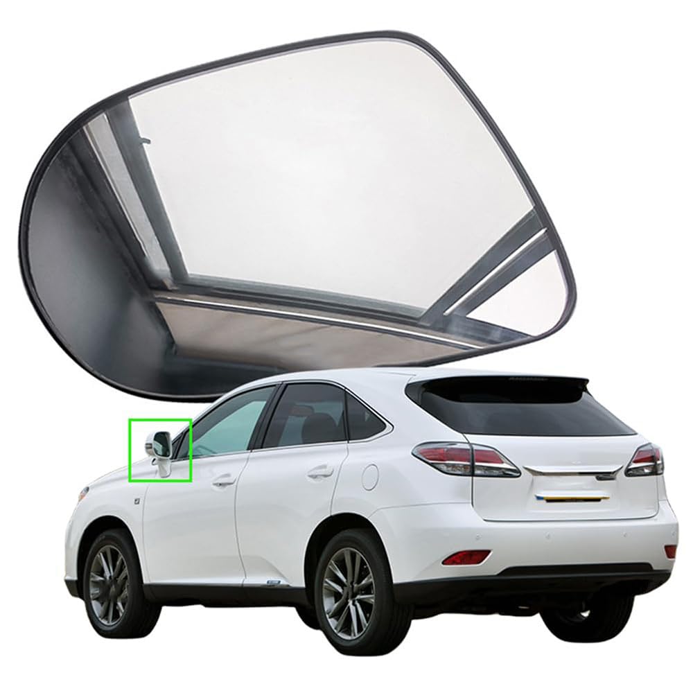 Aussenspiegel Glas Ersatz Spiegelglas für LEXUS RX200 RX450 2015-2022, Auto Seitenspiegel Beheizbar Wasserdicht,left-1pcs von ALOEU