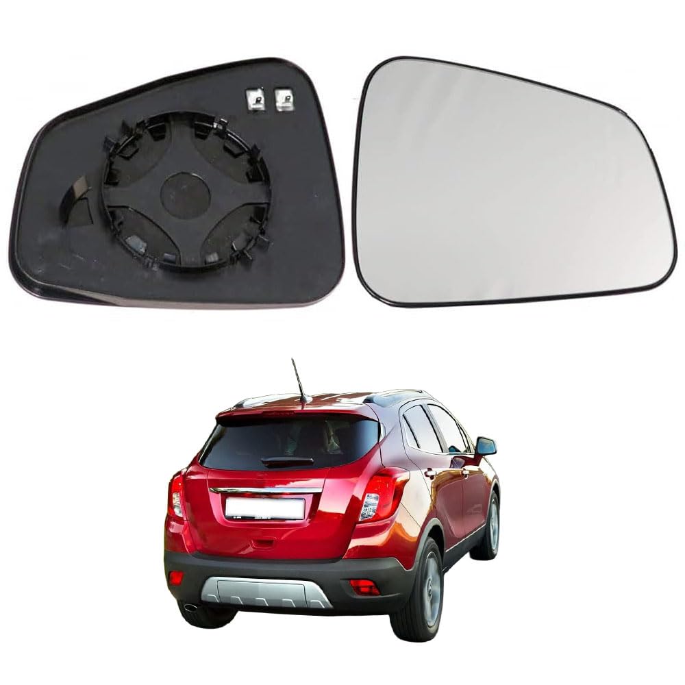 Aussenspiegel Glas Ersatz Spiegelglas für Opel MOKKA 2012-2019 94564035 1426675 1426674, Auto Seitenspiegel Beheizbar Wasserdicht,left-1pcs von ALOEU