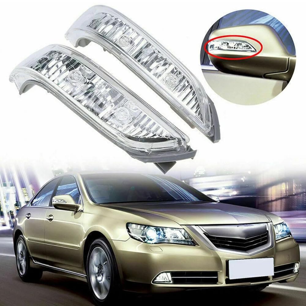 Auto Rückspiegel Blinker für ACCORD ACURA RL 2008-2013, Rückspiegel Signalleuchte Außenspiegel Kontrollleuchte Blinker Abdeckung Links Rechts Zubehör 34350-SJA-G02,Right von ALOEU