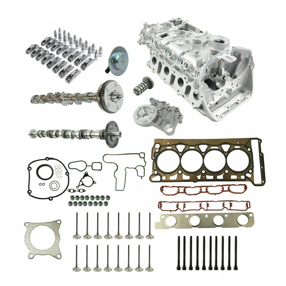 AP01 Zylinderkopf-Nockenwellenventil-Kit, kompatibel mit A4 B8 A6 C7 A8 Q5 2.0 TFSI-Modellen 06H103064AC 06H103064L 06H103064LX Alternative Teile von ALOFdH