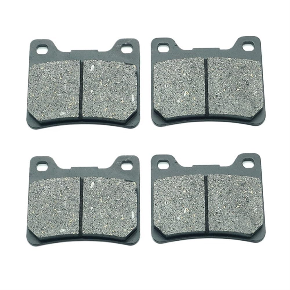 Bremsbeläge vorn und hinten, Satz kompatibel mit 750-ccm-Modellen von 1988–1997 und 700-ccm-Modellen von 1984–1987, Motorrad-Ersatzteile(2X Front Brake Pads) von ALOFdH