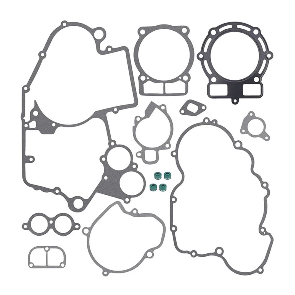 Kompatibel mit 250 400 450 520 540 XCW250 XC450 SX525 SX400 Motorradabdeckungsdichtung Zylinderkopfdichtung OEM 59530036000 von ALOFdH