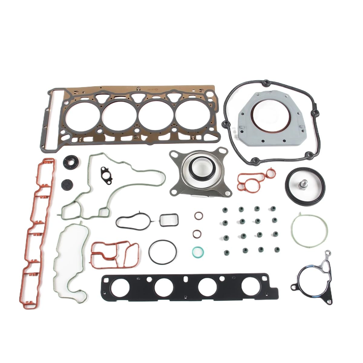 Kompatibel mit Beetle CC EA888 1.8T 2.0T Motordichtungsüberholungs-Umbausatz CAWA CAWB CBFA 06H103383AD von ALOFdH