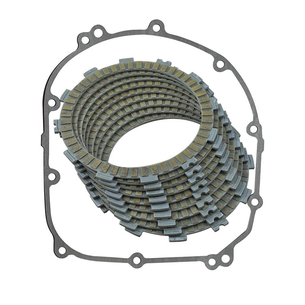 Kompatibel mit KLZ1000 15-19 ZR800 Z800 Z800E 13-16 Z750 07-12 Motorrad-Kupplungsscheibensatz und Deckeldichtung von ALOFdH