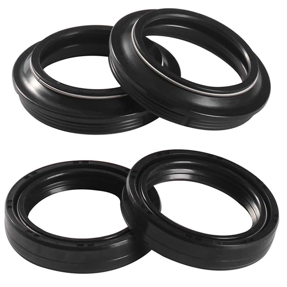 Staubschutz für Gabelöldichtung, kompatibel mit KLX250 KX250 KXT250 KZ650C KZ650D KZ650E KZ750G KZ900 KZ1000 36x48x11(2PCS Oil 2PCS DUST) von ALOFdH