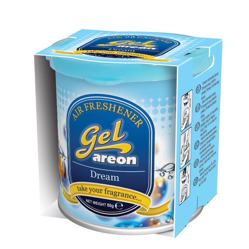 3x Original Areon Gel CAN Autogel Duftdose Duftbaum Lufterfrischer DECKEL Traum von erio FRESH GmbH & Co. KG