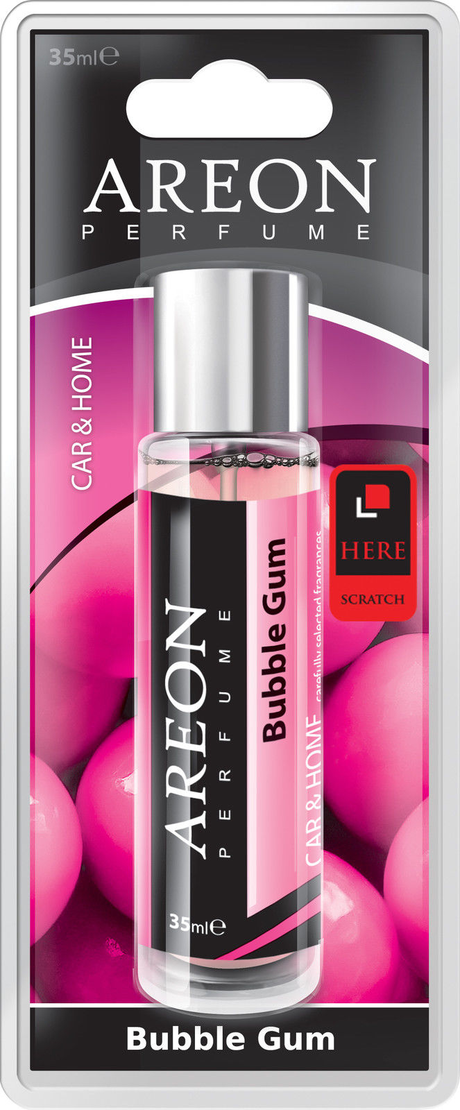 Original Areon Auto Parfüm Lufterfrischer Duftbaum Zersträuber Bubblegum 35ml von erio FRESH GmbH & Co. KG