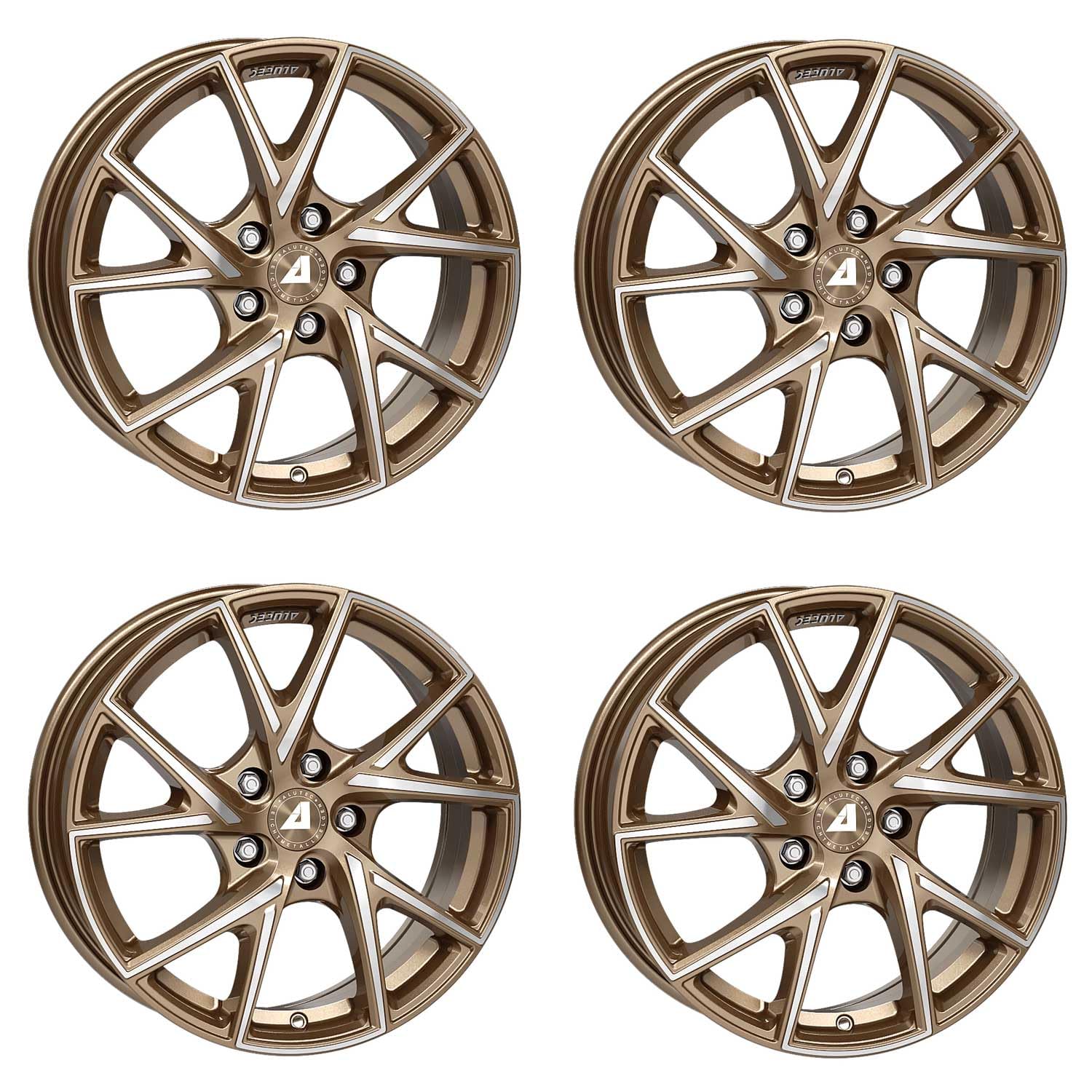 4x Alutec Felgen ADX.01 8.5Jx19 ET30 5x112 metallic-bronze frontpoliert kompatibel mit INFINITI QX30 von ALUTEC MÜNCHEN