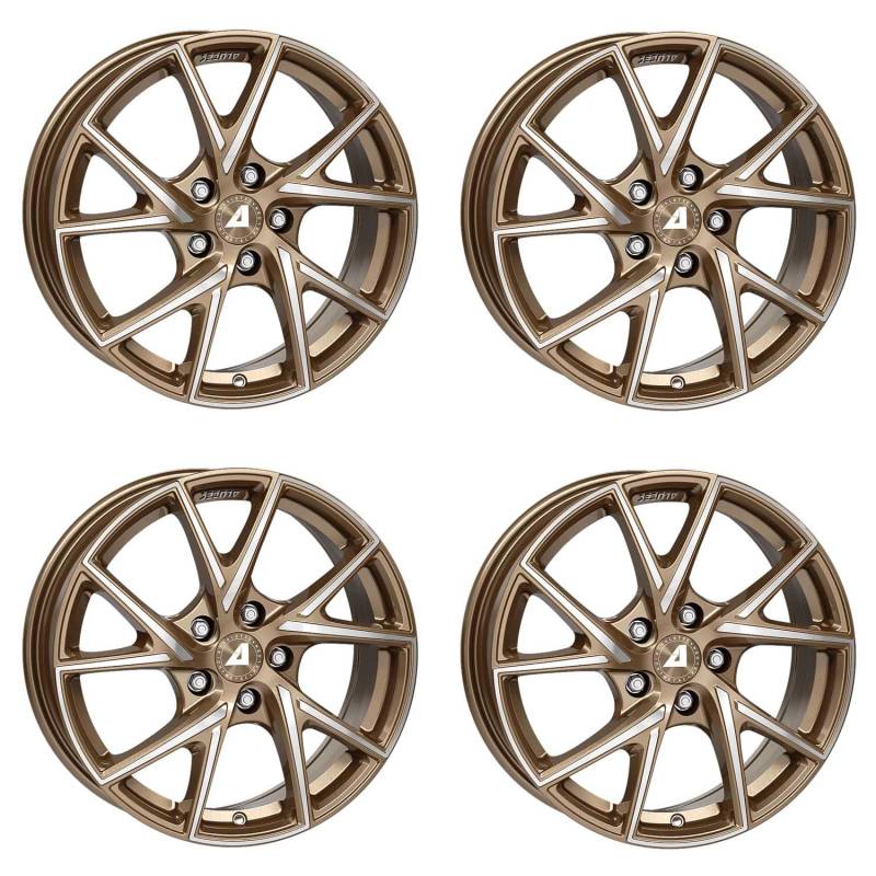 4x Alutec Felgen ADX.01 8.5Jx19 ET30 5x112 metallic-bronze frontpoliert kompatibel mit VOLKSWAGEN Arteon Cross Touran Passat Phaeton Scirocco Scirocco R von ALUTEC MÜNCHEN