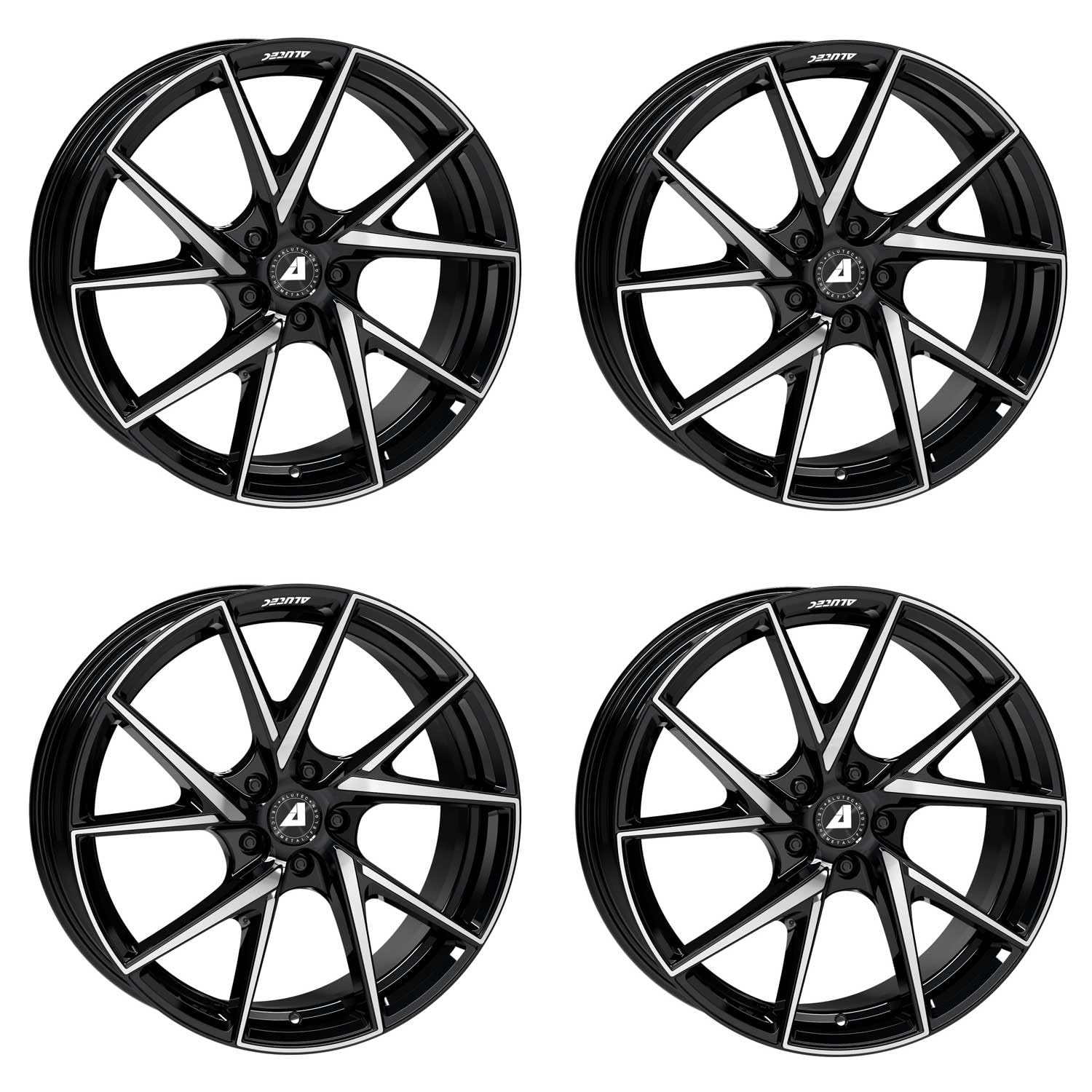 4x Alutec Felgen ADX.01 8.5Jx19 ET50 5x112 diamant-schwarz frontpoliert kompatibel mit AUDI A3 A3 Sportback Limousine RS3 S3 TT von ALUTEC MÜNCHEN