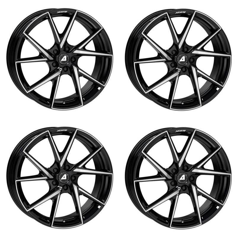 4x Alutec Felgen ADX.01 8.5Jx19 ET50 5x112 diamant-schwarz frontpoliert kompatibel mit MINI/BMW Countryman Clubman One Cooper von ALUTEC MÜNCHEN