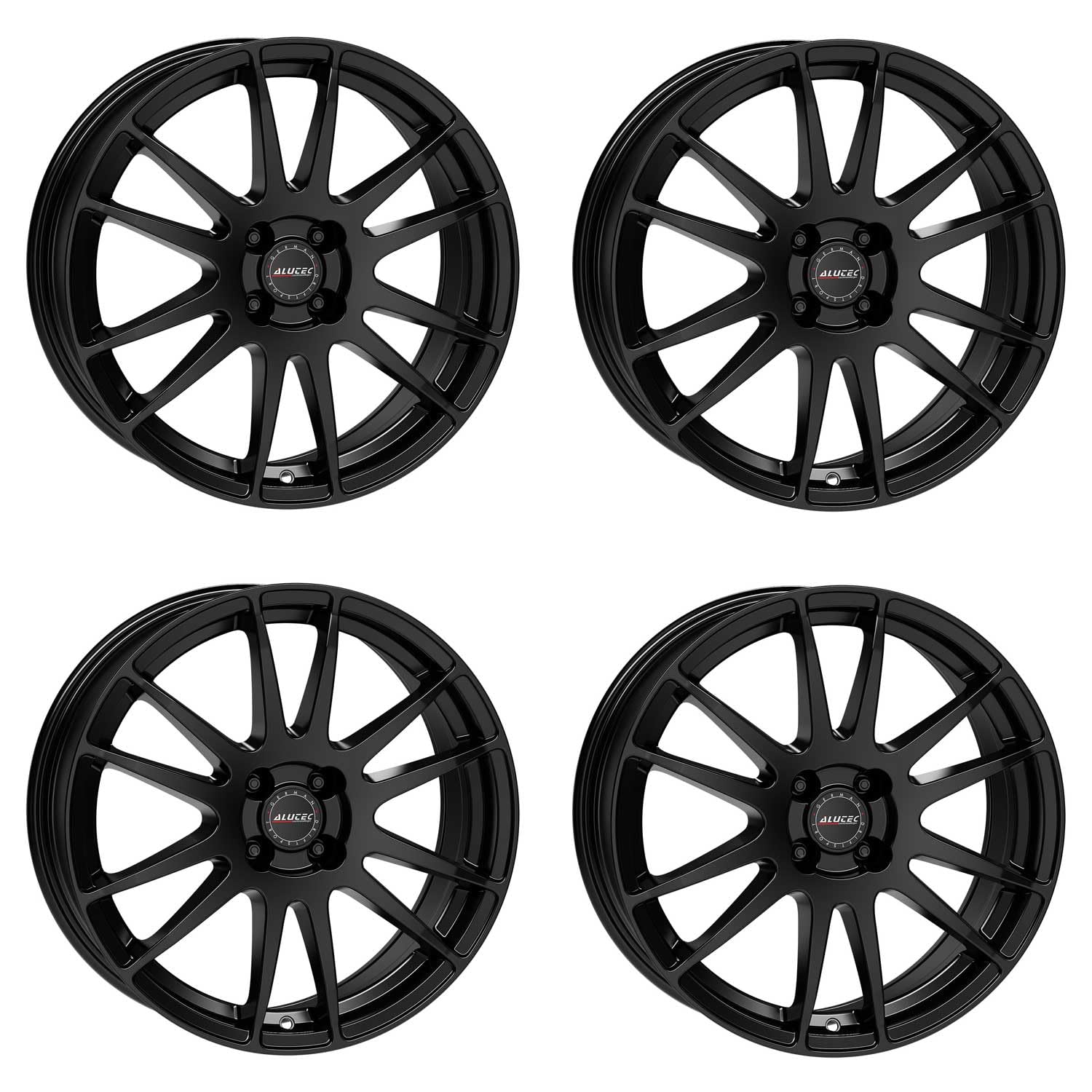 4x Alutec Felgen Monstr 7.5Jx18 ET40 4x100 racing-schwarz kompatibel mit HYUNDAI Bayon i20 von ALUTEC MÜNCHEN