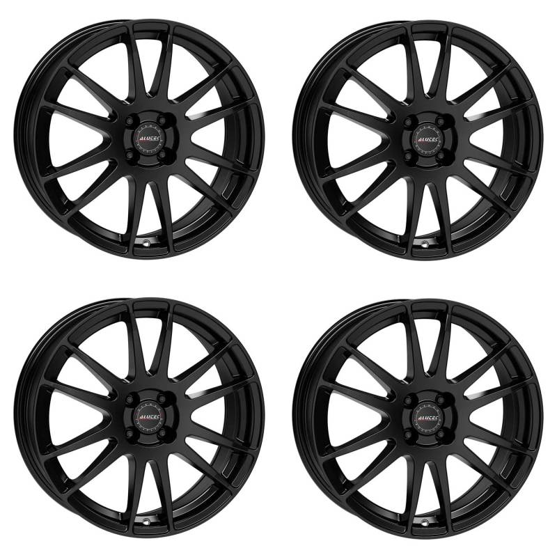 4x Alutec Felgen Monstr 7.5Jx18 ET40 4x100 racing-schwarz kompatibel mit OPEL Adam Agila B Astra Corsa Meriva Tigra von ALUTEC MÜNCHEN