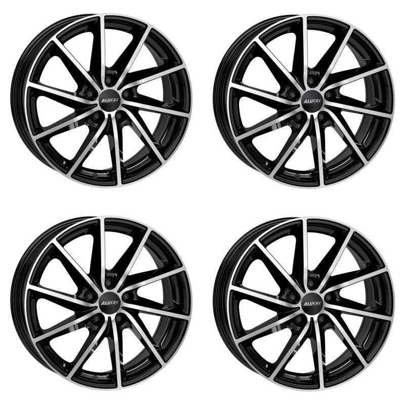 4x Alutec Felgen Singa 6.0Jx15 ET46 5x114,3 diamant-schwarz frontpoliert kompatibel mit KIA Ceed Soul Venga von ALUTEC MÜNCHEN