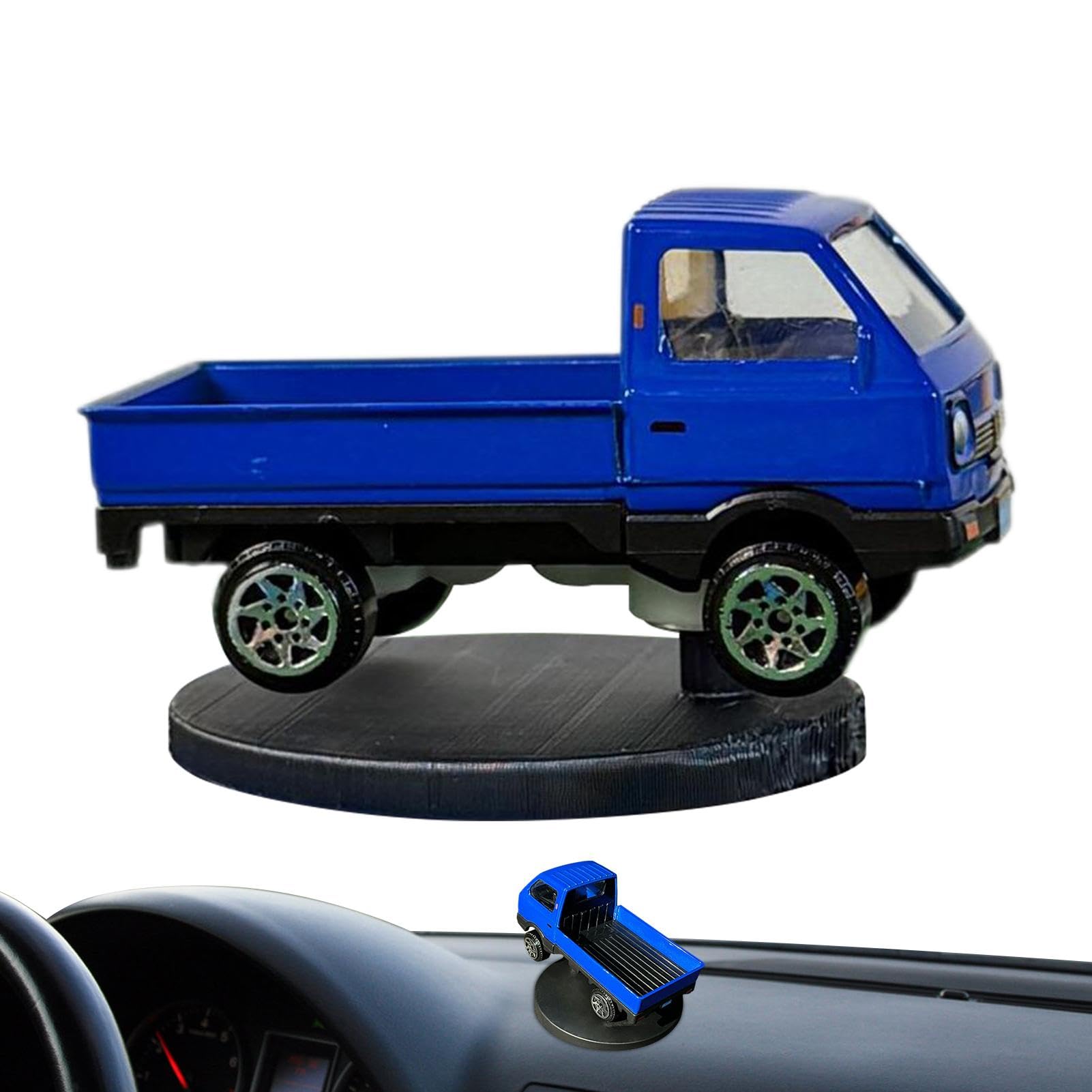 ALWIDA Modell-LKW-Kinder – Auto-Innendekoration | Dekoratives Schreibtischmodell, Auto-Innendekoration für Mittelkonsole, Maßstab 1:64, Drifting Car Model Figure Ornament von ALWIDA