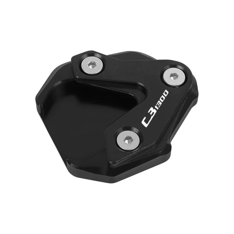 Für H&ONDA CB1300 CB 1300 2020-2024 Motorrad CNC Ständer Verlängerung Platte Fuß Seite Stehen Vergrößerungs Pad(Black) von ALZXDUEVD