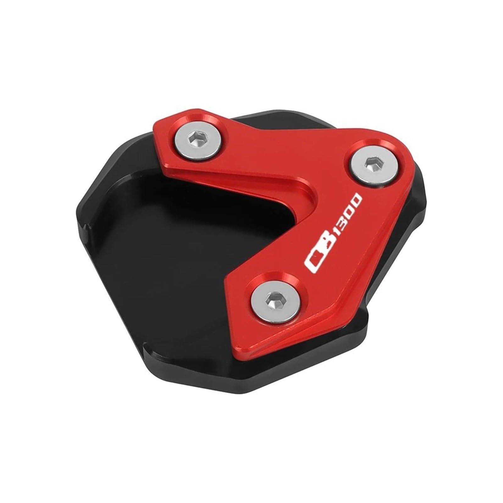 Für H&ONDA CB1300 CB 1300 2020-2024 Motorrad CNC Ständer Verlängerung Platte Fuß Seite Stehen Vergrößerungs Pad(Red) von ALZXDUEVD