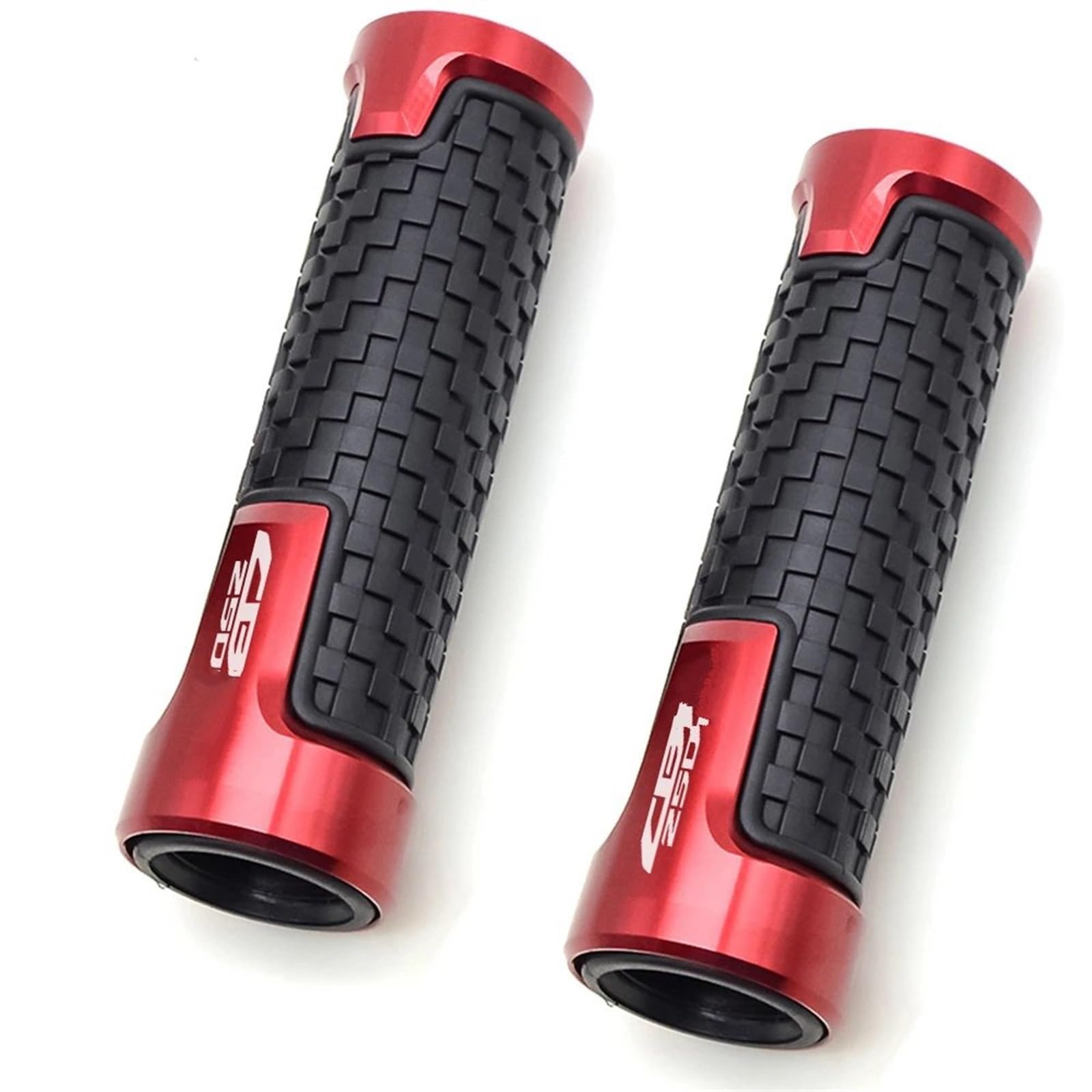 Für H&ONDA CBR250R CBR 250R 2010 2011 2012 2013 CNC Motorrad Lenker Grip Griff Bar Motorrad Lenker Griffe(Red) von ALZXDUEVD