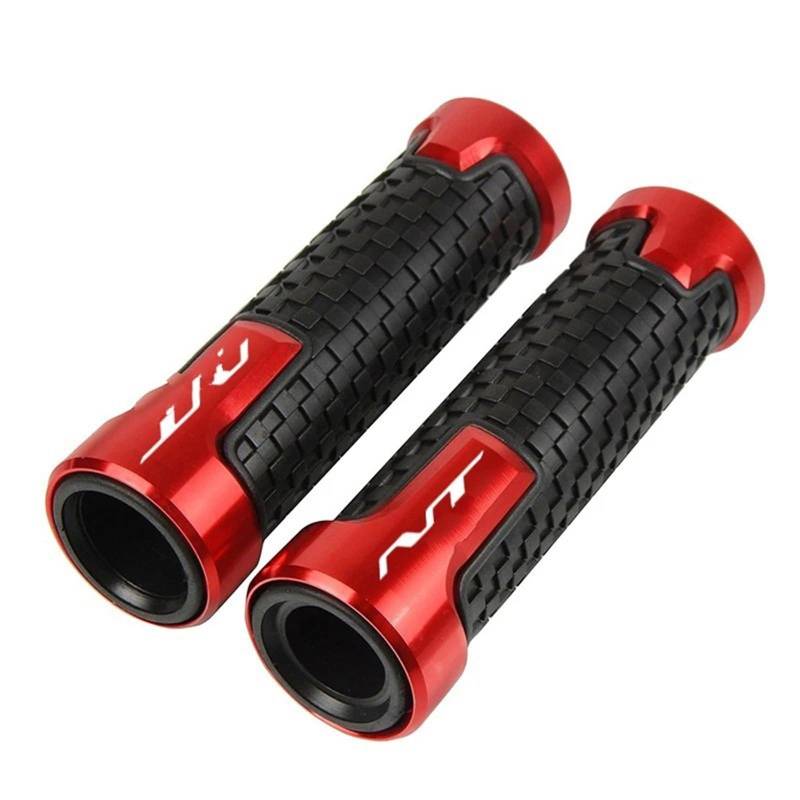 Für H&ONDA NT1100 NT 1100 2022 Motorrad Non Slip Lenker Grip Gas CNC Hand Bar Griffe Zubehör(Red) von ALZXDUEVD