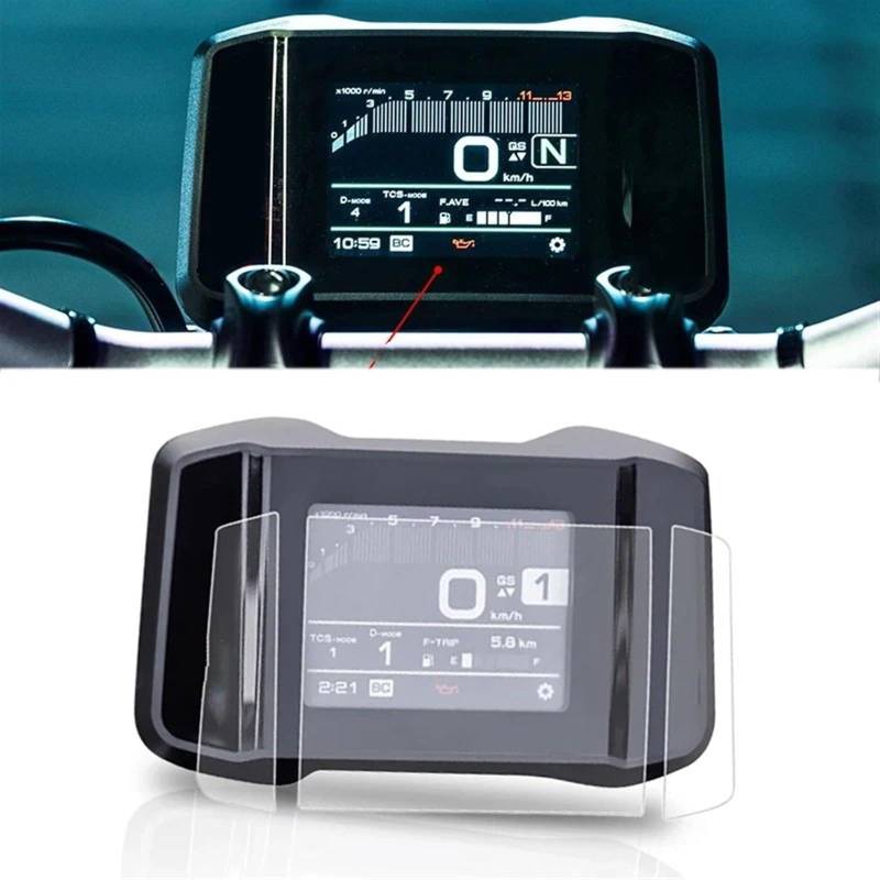 Für Y&AM&AHA MT-09 MT09 MT 09 2021 2022 Motorrad Screen Protector Aufkleber Instrument Film Bildschirm Dashboard Schutz(1 Set) von ALZXDUEVD