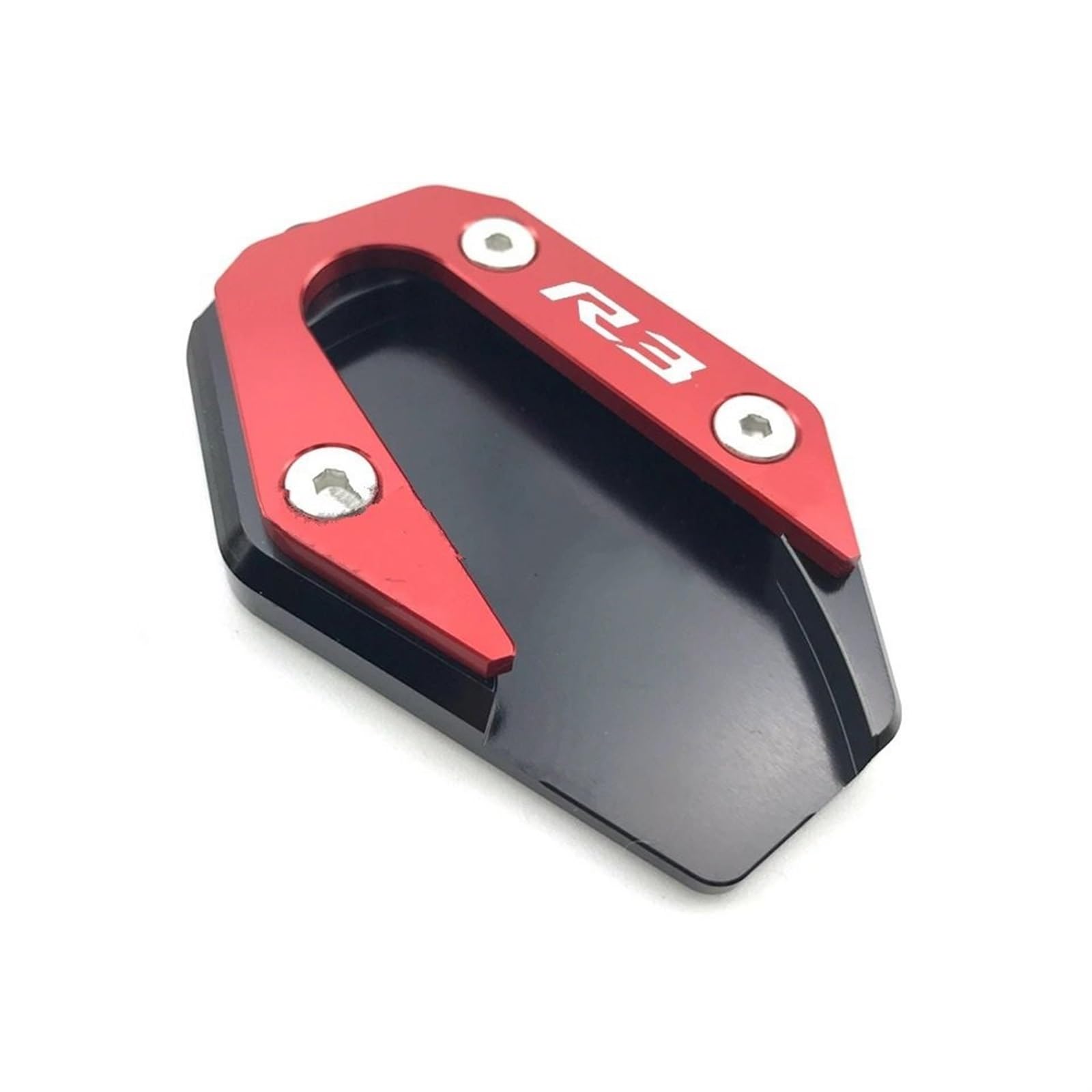 Für Y&AMAHA YZF-R3 2014-2020 Motorrad CNC Kickstand Fuß Seite Stehen Verlängerung Pad Unterstützung Platte(Red) von ALZXDUEVD