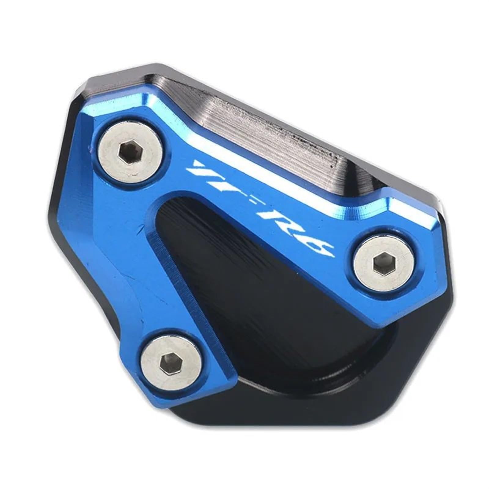 Für Y&AMAHA YZF-R6 YZFR6 YZF R6 2006-2016 CNC Kickstand Fuß Seitenständer Verlängerungspolster Stützplatte Vergrößern Ständer(Blue) von ALZXDUEVD