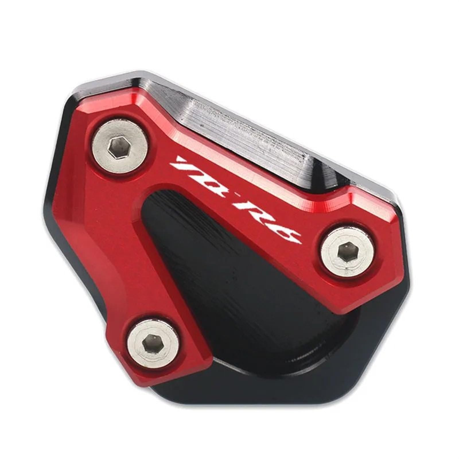 Für Y&AMAHA YZF-R6 YZFR6 YZF R6 2006-2016 CNC Kickstand Fuß Seitenständer Verlängerungspolster Stützplatte Vergrößern Ständer(Red) von ALZXDUEVD