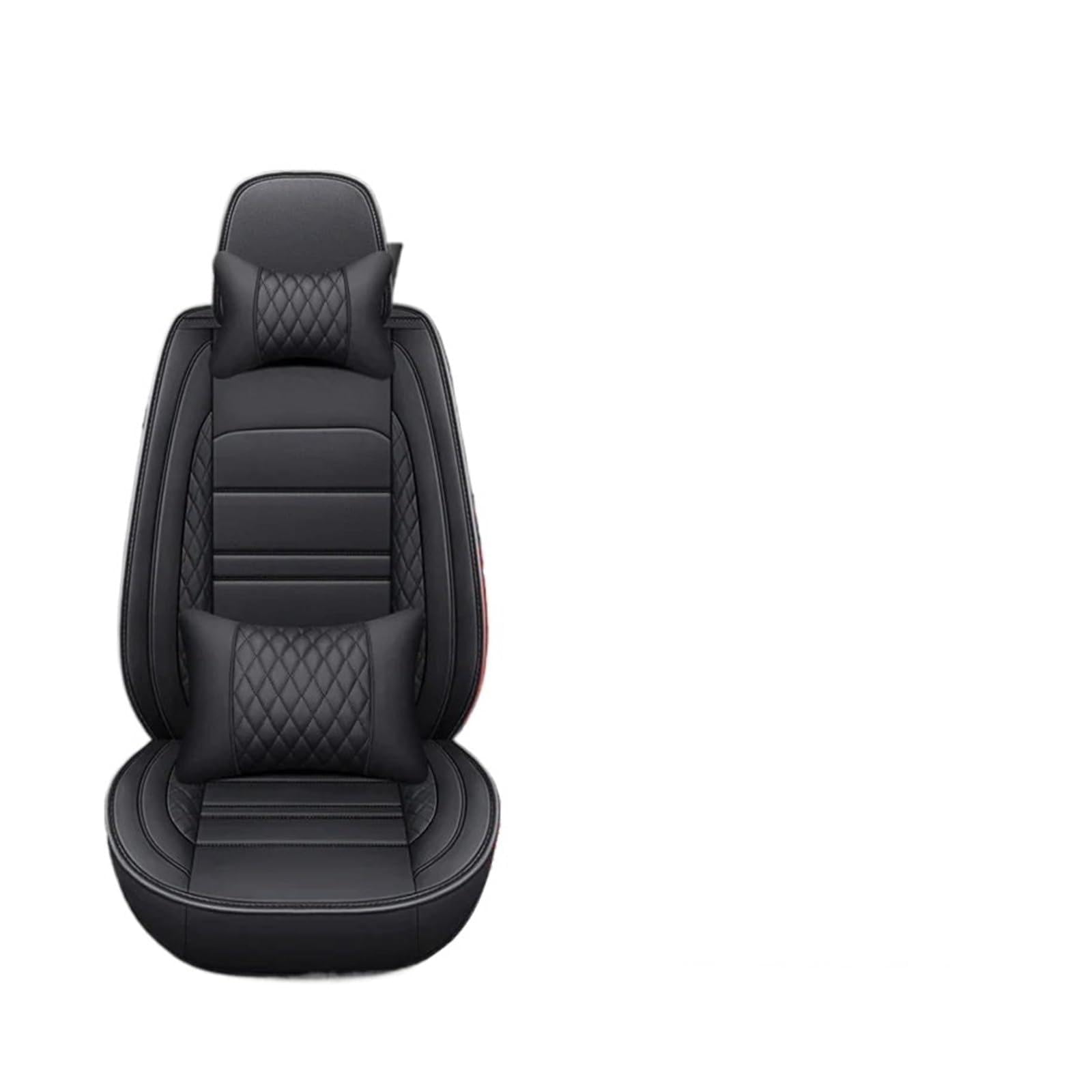 ALZZTUND schonbezug autositz Für 5er F10 F11 G30 G31 E39 E60 E61 F07 F18 G38 G60 Autositzbezug Autositzschoner(Black 5 Seat Pillow) von ALZZTUND