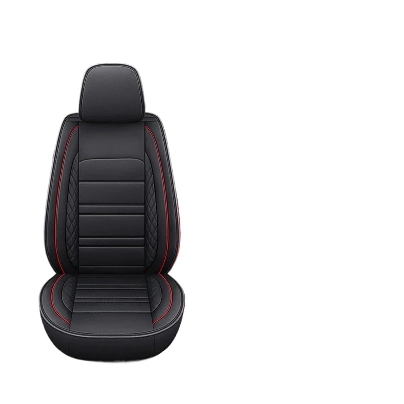 ALZZTUND schonbezug autositz Für A3 Sportback A1 A4 A5 A6 A6L A7 A8 A8L Autositzbezug Autositzschoner(Black Red 5 Seat) von ALZZTUND