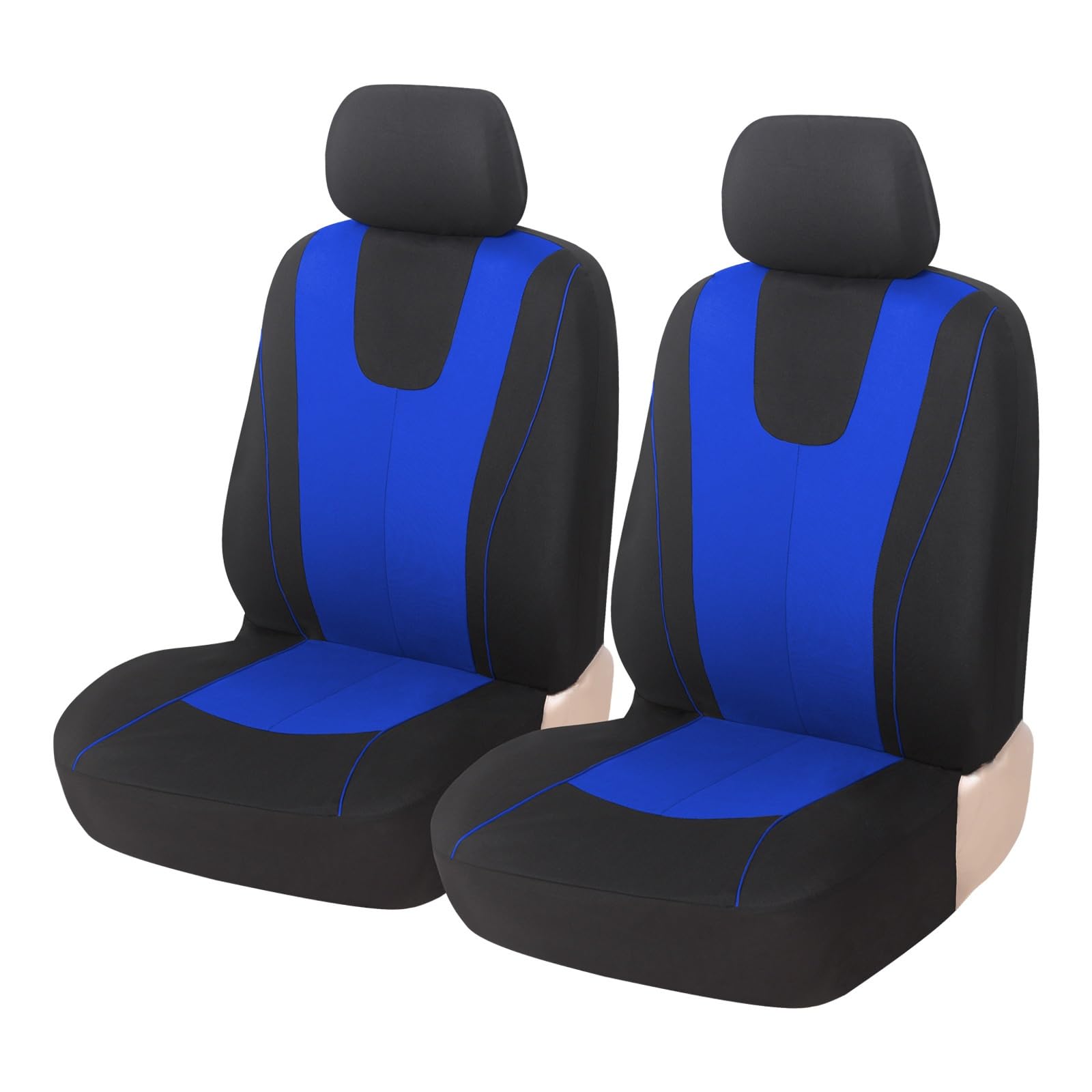 ALZZTUND schonbezug autositz Für Accord Für Civic Für CRV Für CRZ Autositzschutzbezüge Sitzkissen Autositzschoner(2Seats-Blue) von ALZZTUND