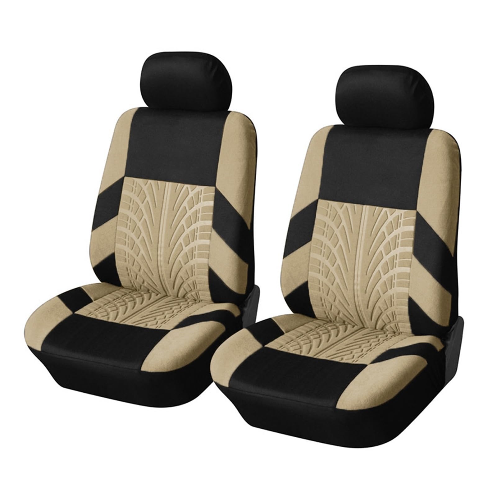 ALZZTUND schonbezug autositz Für Citroen C4 Autositzbezüge-Set Autositzschoner(Beige Front) von ALZZTUND