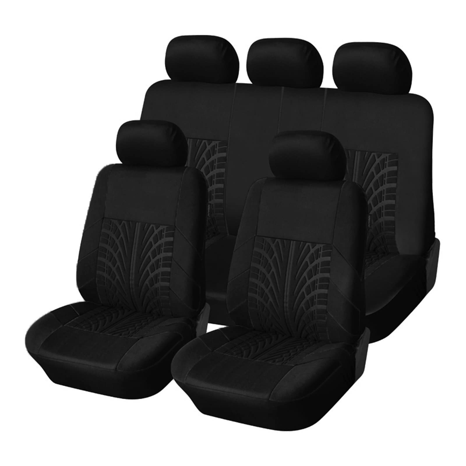 ALZZTUND schonbezug autositz Für Citroen C4 Autositzbezüge-Set Autositzschoner(Black Full Set) von ALZZTUND