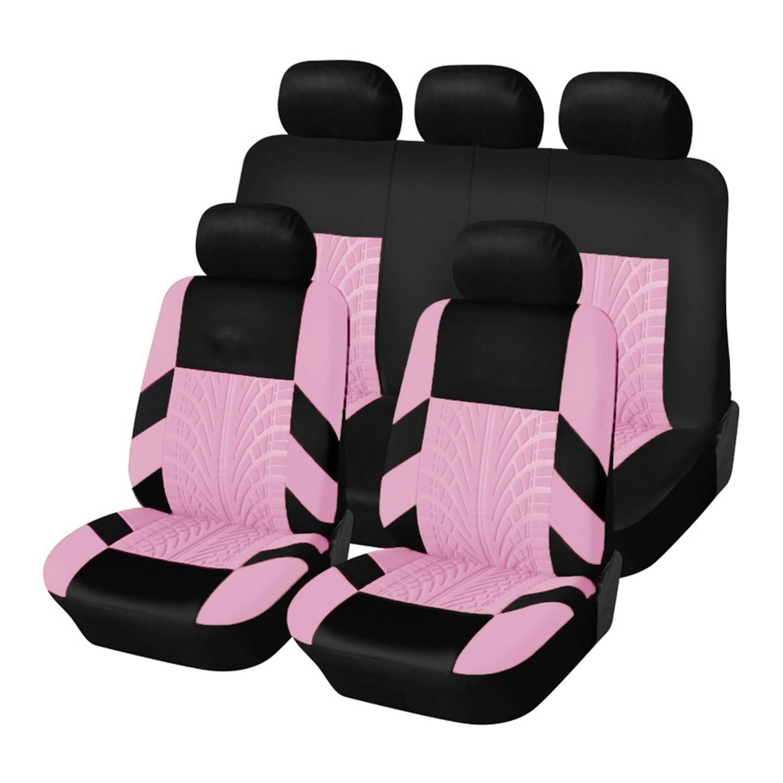 ALZZTUND schonbezug autositz Für Citroen C4 Autositzbezüge-Set Autositzschoner(Pink Full Set) von ALZZTUND