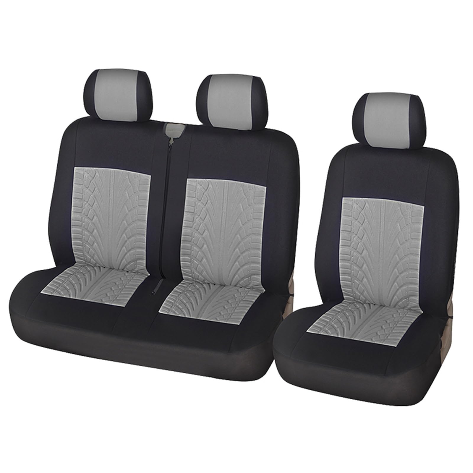 ALZZTUND schonbezug autositz Für Golf VII Autositzbezüge innen Autositzschoner(Gray-3PCS) von ALZZTUND