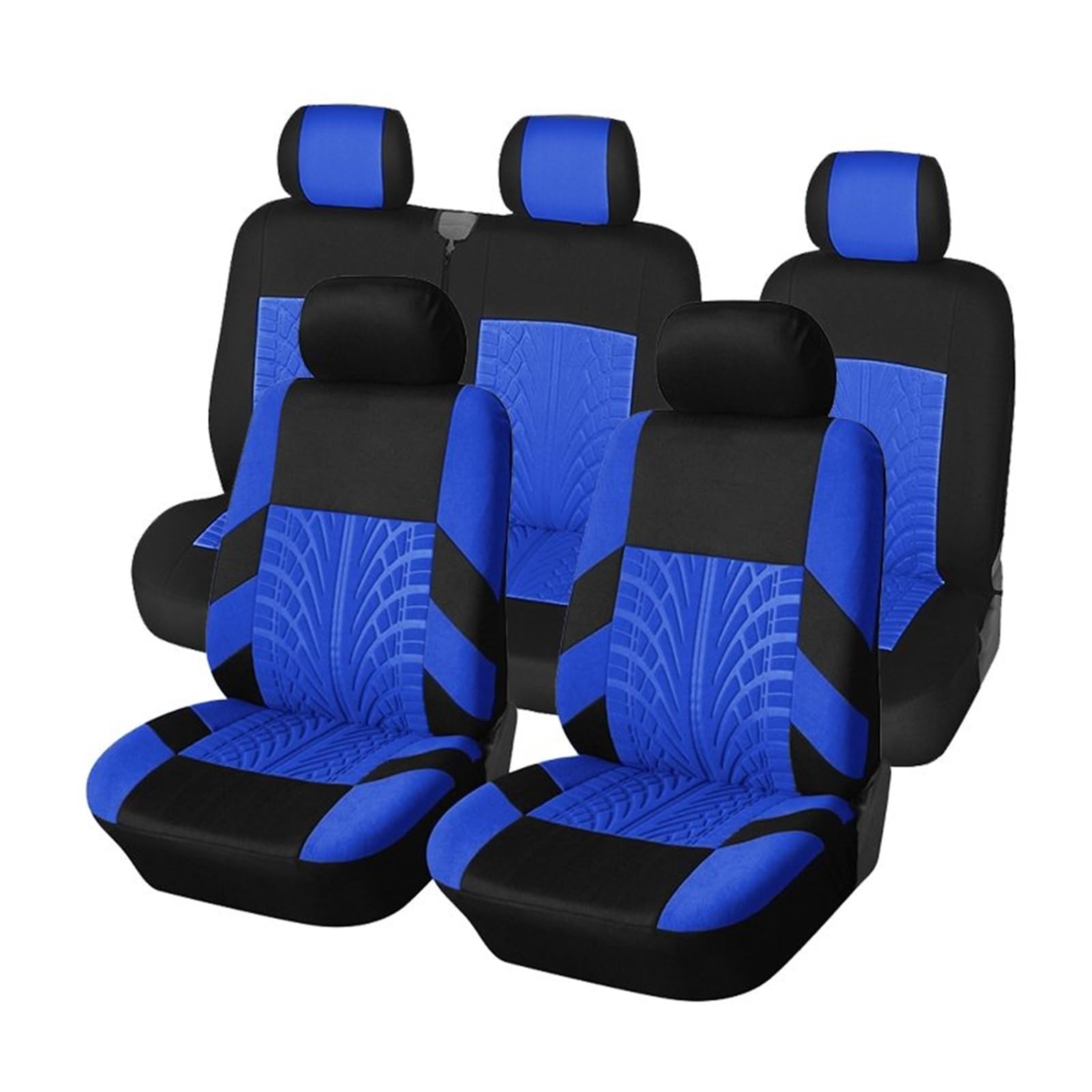 ALZZTUND schonbezug autositz Für Mitsubishi Autositzbezüge innen Autositzschoner(Blue-9PCS) von ALZZTUND