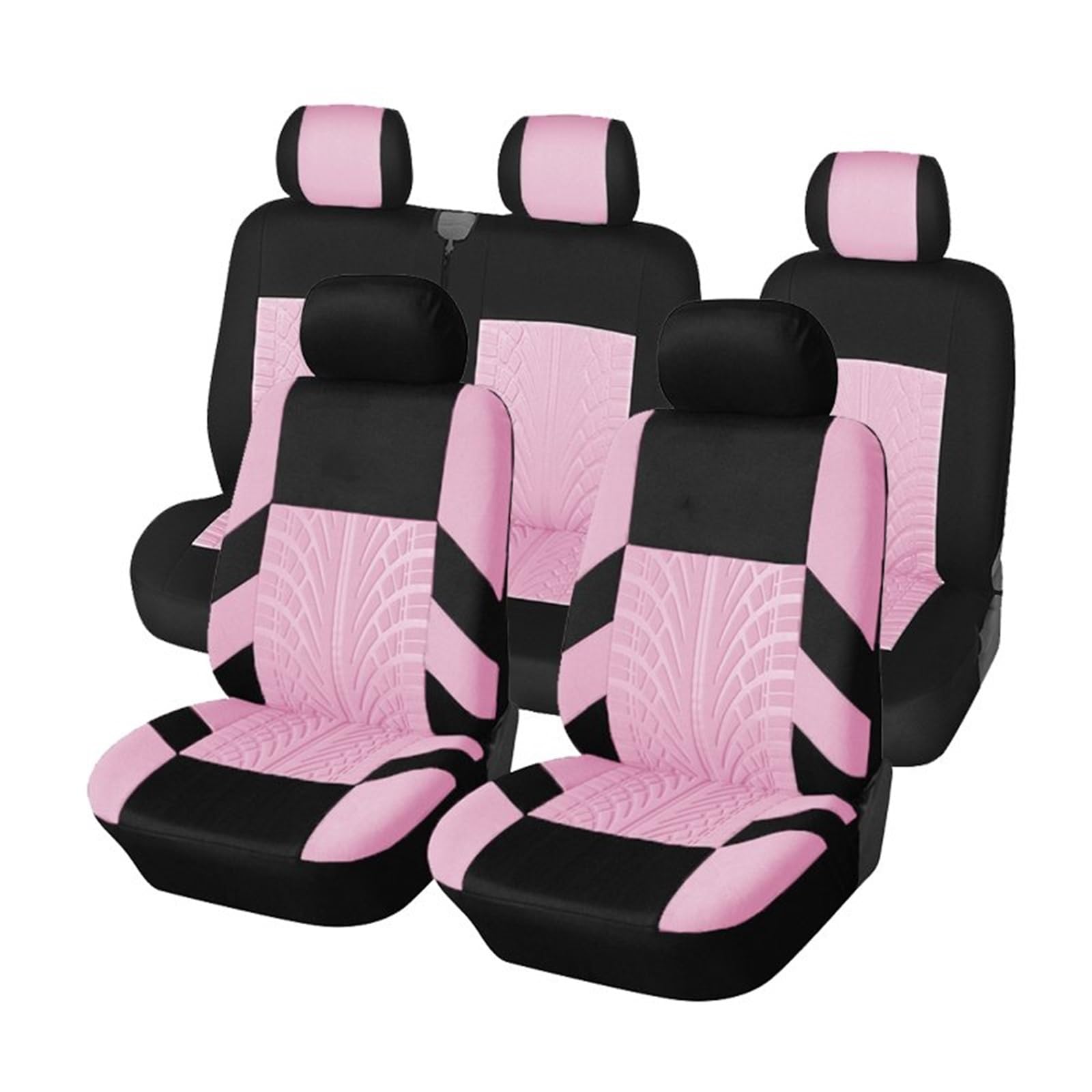 ALZZTUND schonbezug autositz Für Mitsubishi Autositzbezüge innen Autositzschoner(Pink-9PCS) von ALZZTUND