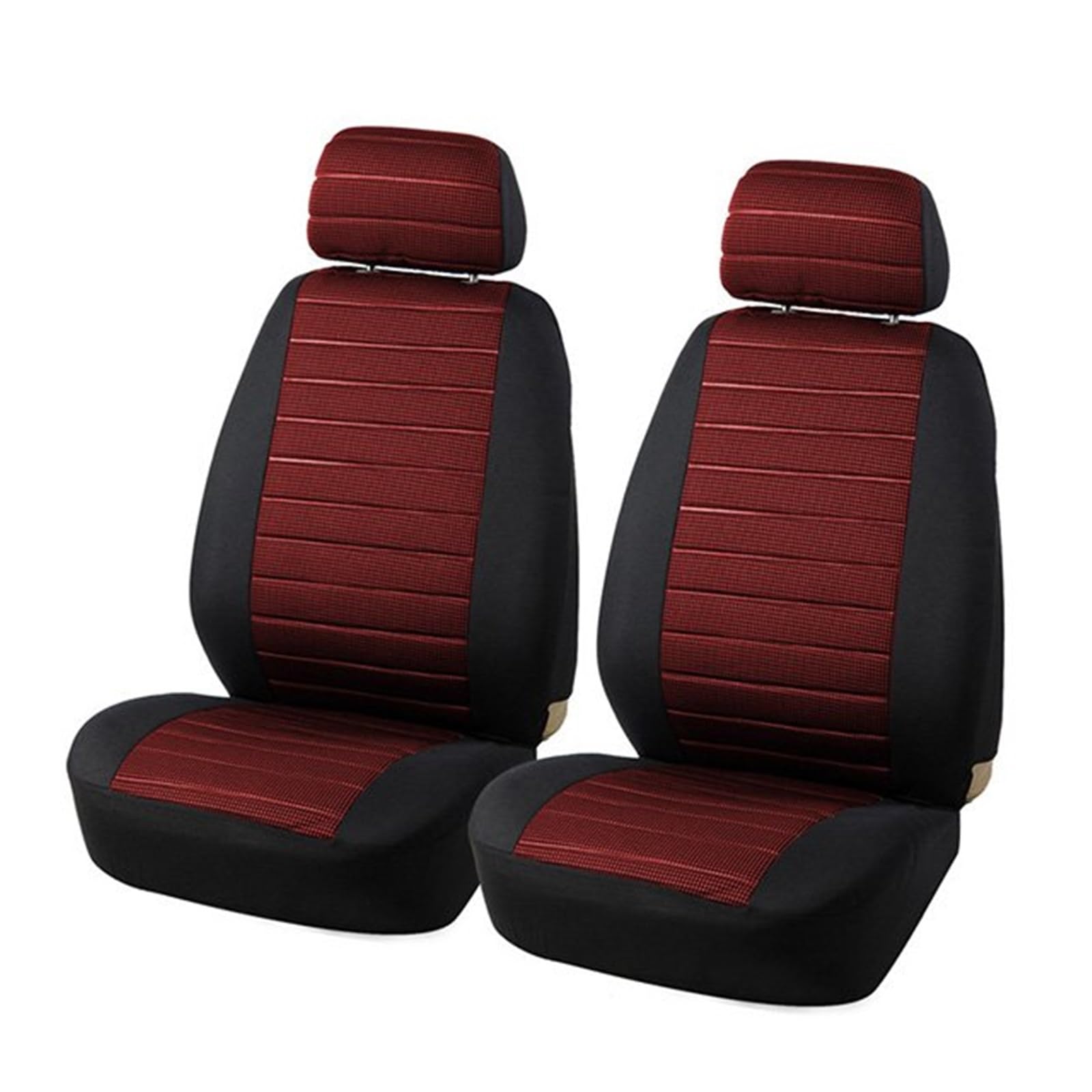 ALZZTUND schonbezug autositz Für Toyota Vordersitzbezüge, Airbag-kompatibel Autositzschoner(Red Front 2pcs) von ALZZTUND