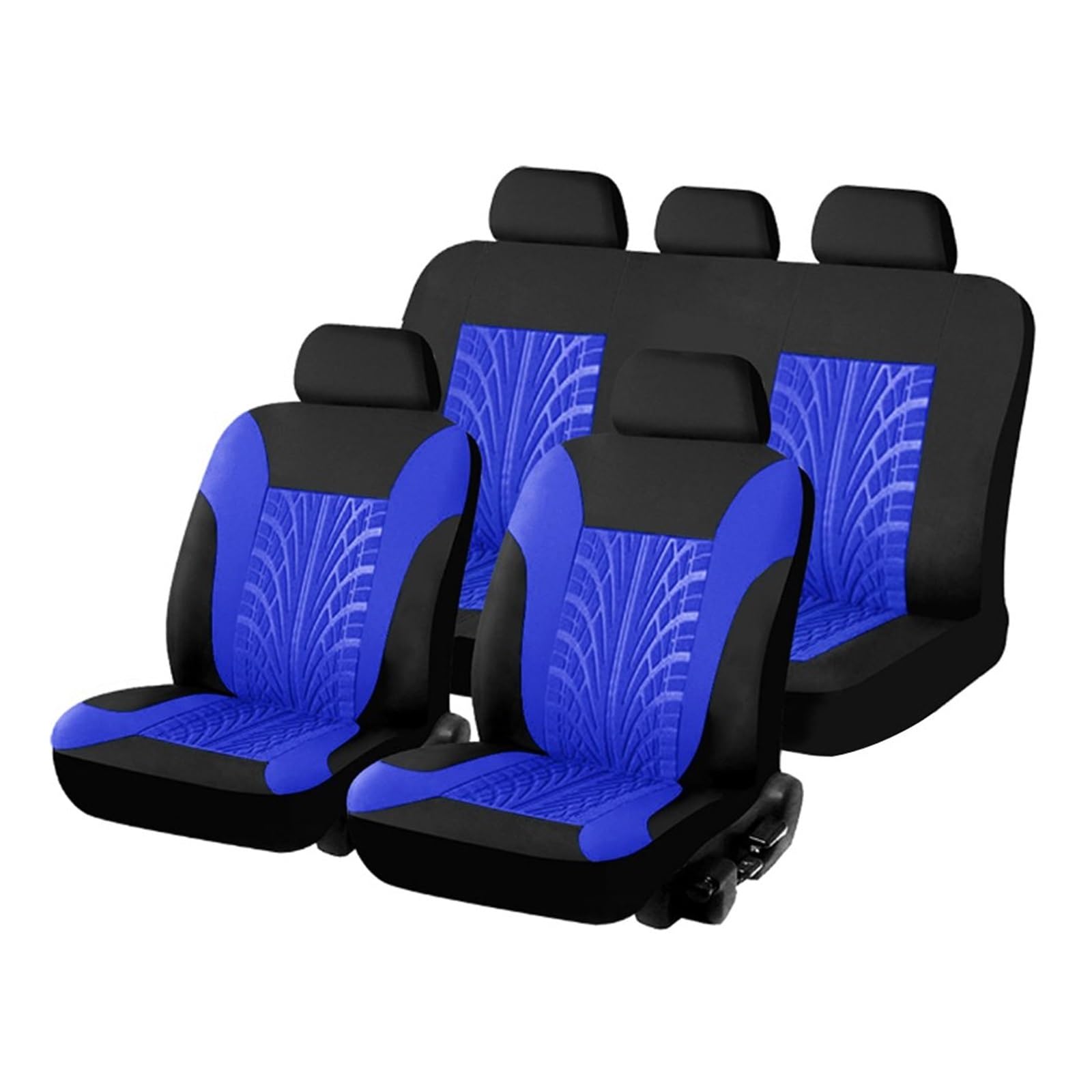 ALZZTUND schonbezug autositz Für Volvo S40 S60 S70 S80 S90 V40 V50 V60 V70/XC70 XC60 Autositzschutz Leder Autositzkissen Autositzschoner(5 Seats-Blue) von ALZZTUND