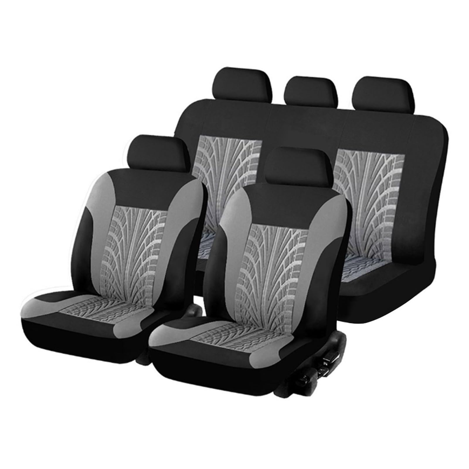 ALZZTUND schonbezug autositz Für Volvo S40 S60 S70 S80 S90 V40 V50 V60 V70/XC70 XC60 Autositzschutz Leder Autositzkissen Autositzschoner(5 Seats-Gray) von ALZZTUND