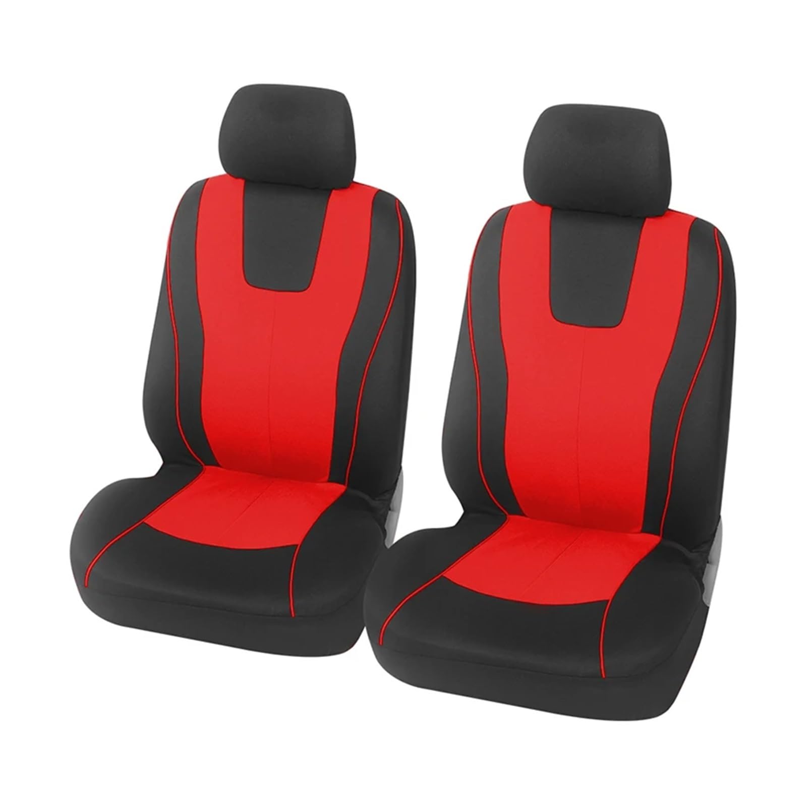 ALZZTUND schonbezug autositz Universelle Autositzbezüge, Komplettes Set, Sitzschutzbezug, Autozubehör Autositzschoner(Red 2 Piece) von ALZZTUND