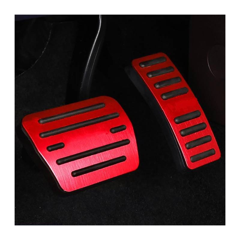 Auto Pedale Abdeckungen Für Chery Für TIGGO 7 Pro 2020 2021 2022 Auto Fuß Pedal Pads Abdeckungen Gaspedal Bremse Kupplung Pedal Abdeckung Auto Pedalauflagen(Red) von ALZZTUND