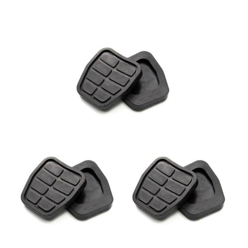 Auto Pedale Abdeckungen Für Sitz Für Ibiza Mk1 021A Mk2 6K 1984-2002 Bremse Kupplung Fuß Pedal Pad Abdeckung Ersatz Auto Pedal Pads Auto Pedalauflagen(Style A 3pcs) von ALZZTUND