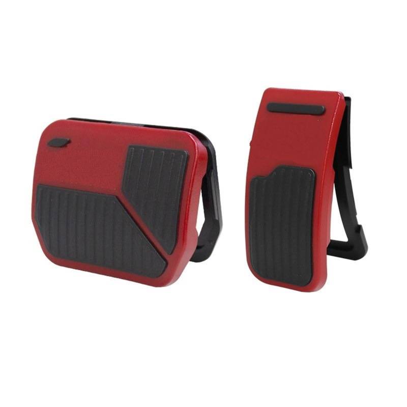 Auto Pedale Abdeckungen Für Tesla Für Modell 3 Y 2023 Auto Fuß Pedal Pads Abdeckungen Gaspedal Bremse Kupplung Pedal Abdeckung Auto Pedalauflagen(Red) von ALZZTUND