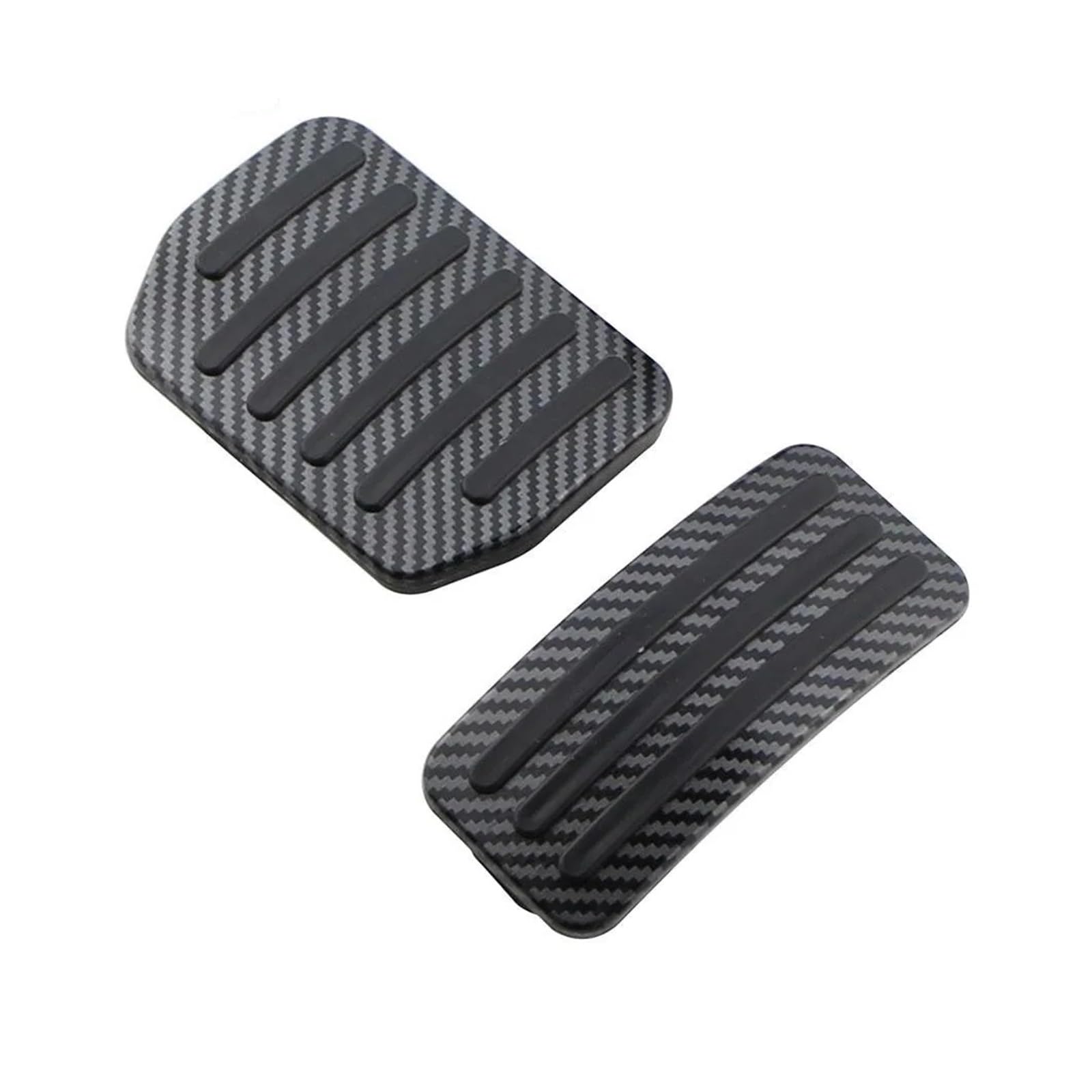 Auto Pedale Abdeckungen Für Tesla Für Modell 3 Y Auto Kupplung Bremse Wasser Transfer Carbon Faser Pedal Pad Abdeckung Auto Pedal Pads Auto Pedalauflagen von ALZZTUND