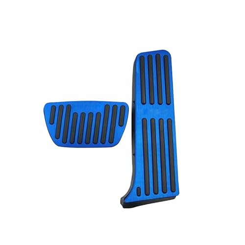 Auto Pedale Abdeckungen Für Toyota Für RAV4 Für RAV 4 XA50 2019-2023 Auto Kraftstoff Pedale Gaspedal Bremse Kupplung Pedal Abdeckung Auto Pedalauflagen(2pcs Blue) von ALZZTUND